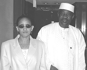 トゥーレ大統領と妻